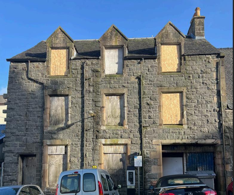 Plan revealed for Oban building at "imminent risk of collapse"