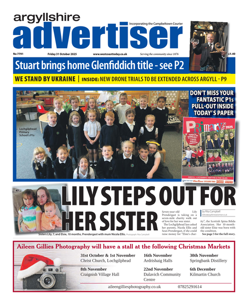 Argyllshire Advertiser 31 October 2025
