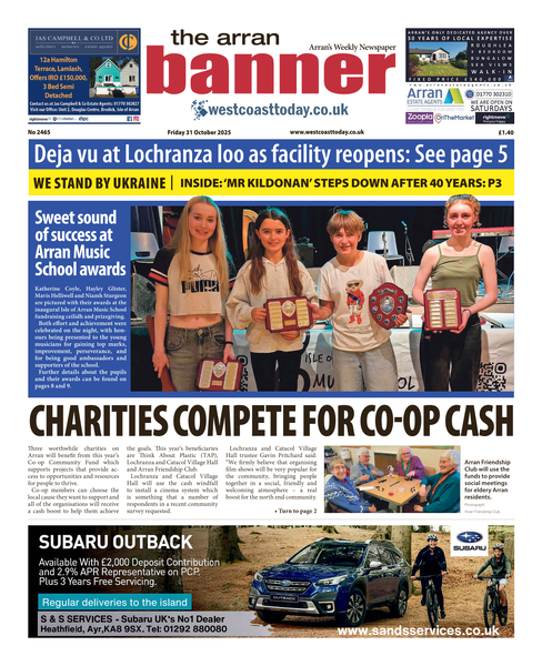 Arran Banner 31 October 2025