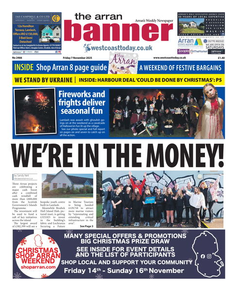 Arran Banner 7th November 2025