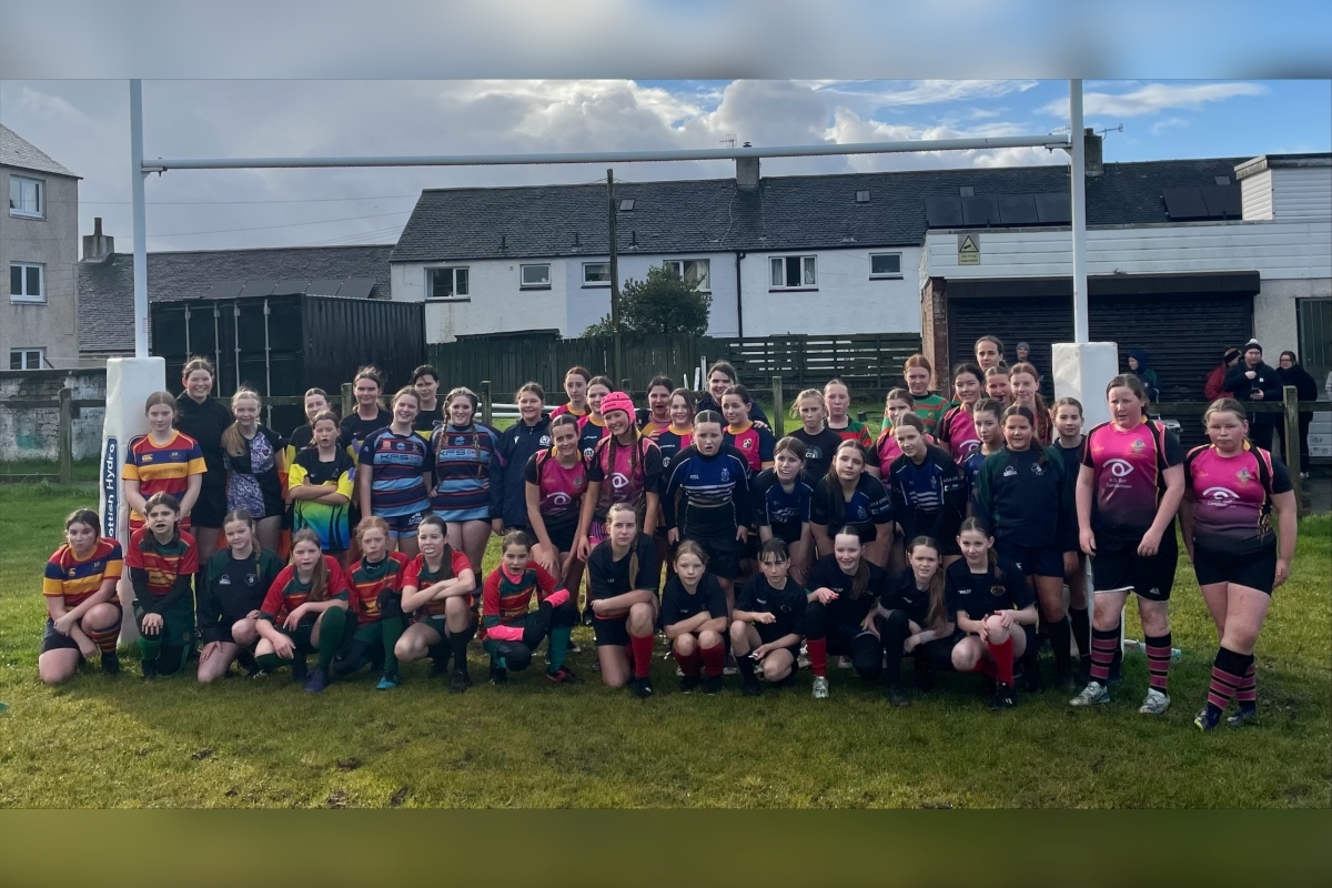 Rugby girls converge on Mid Argyll for successful 'lift off' festival
