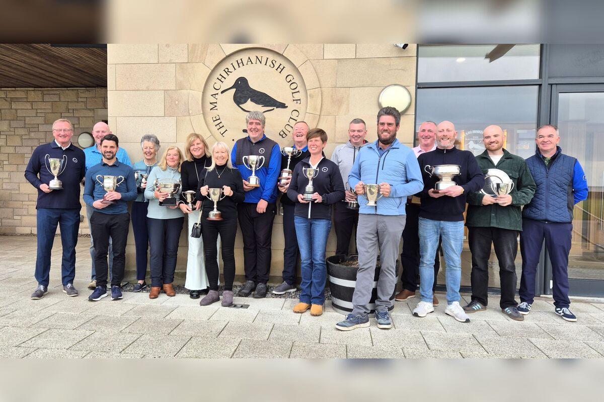 Machrihanish Golf Club celebrates 2025 champions