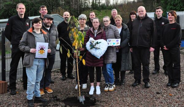 Toddler who battled rare cancer honoured with special fire station tribute