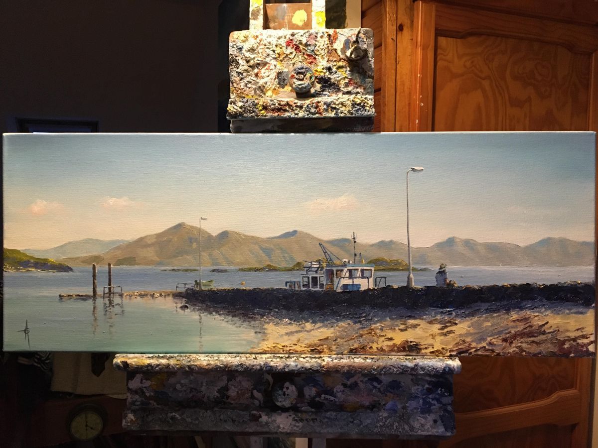 Andy Greatrix is exhibiting his artwork close to home at The Pierhouse, Appin, next month.