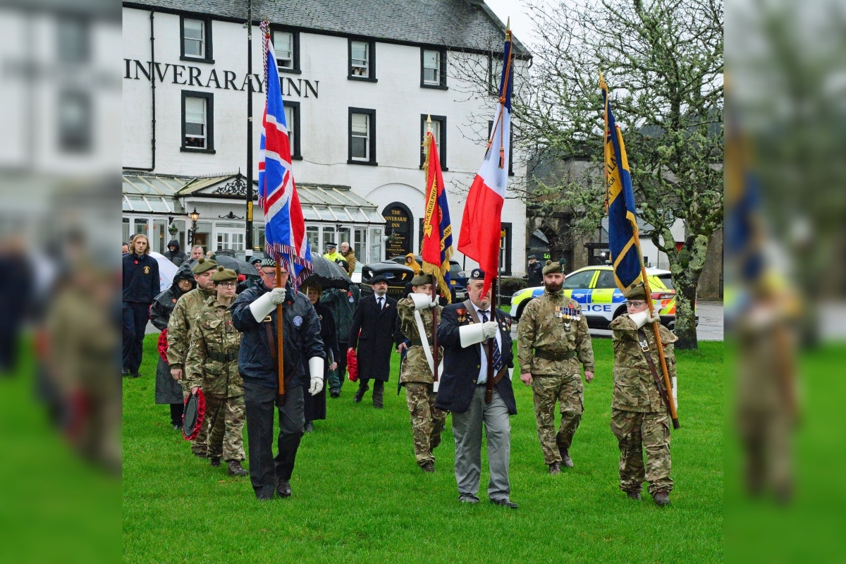 Inveraray's RBLS branch leads remembrance events