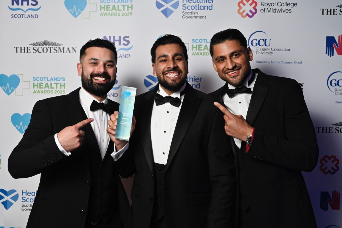 Scottish Health Award was just what the doctor ordered for Campbeltown pharmacist Zain