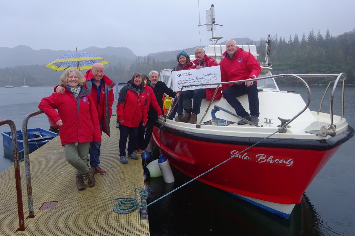 Calum and co push the boat out for trio of charities