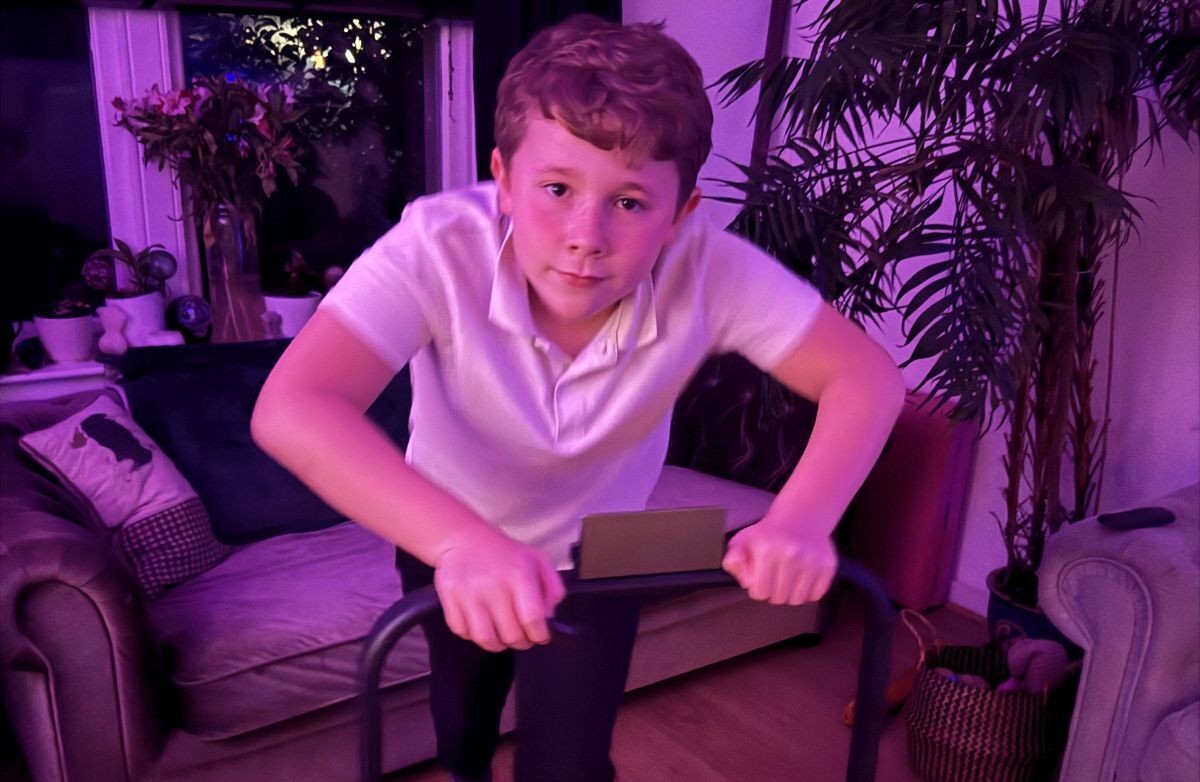 Kristian makes a dash for granny and aunt