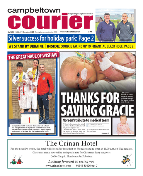 Campbeltown Courier 21 November 2025