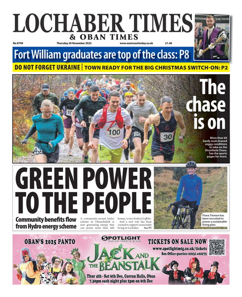 Lochaber Times 20th November 2025