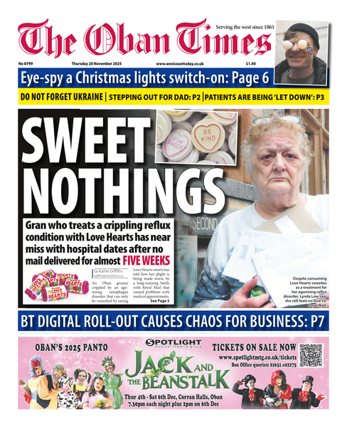 Oban Times 20 November 2025