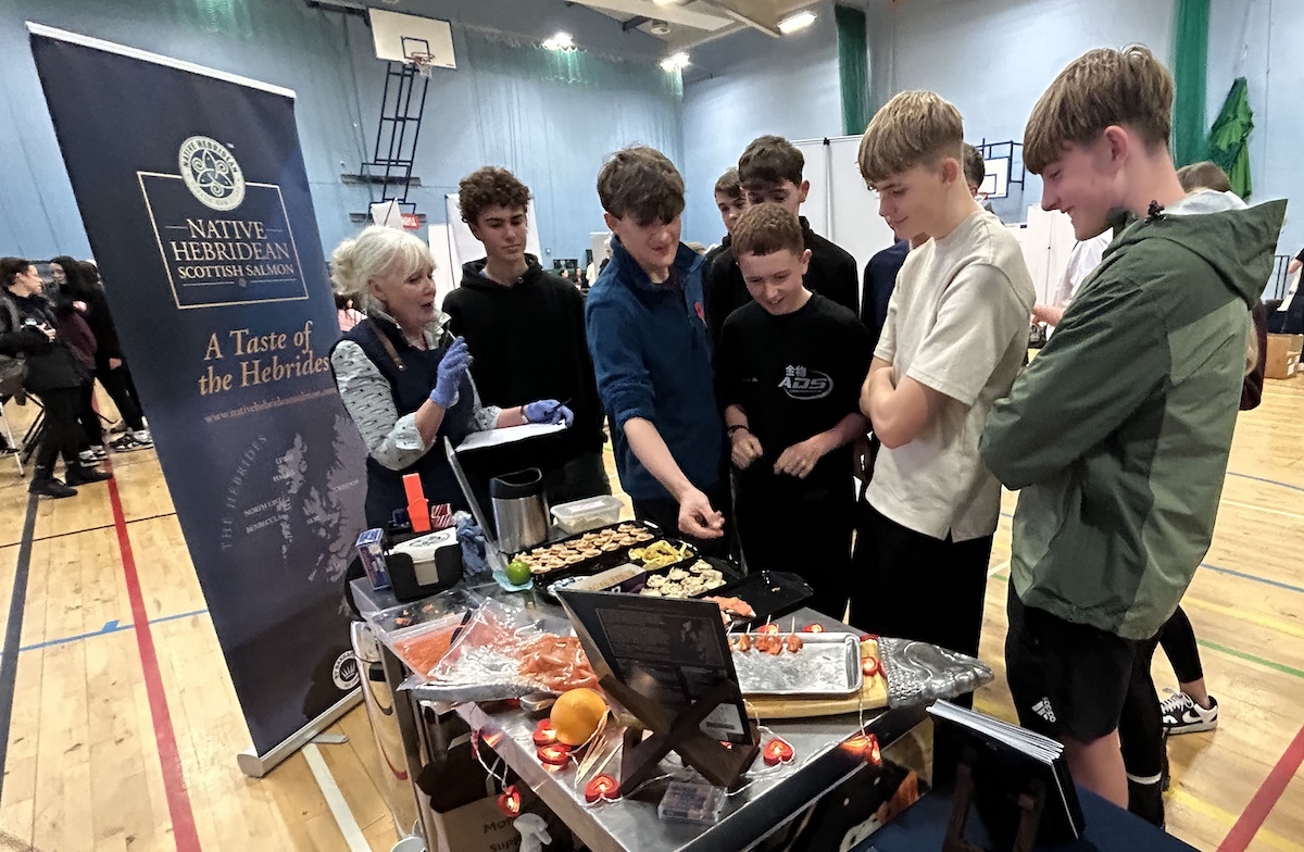 Lochgilphead pupils get a taste of salmon sector careers