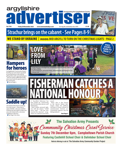 Argyllshire Advertiser 28 November 2025