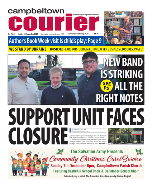 Campbeltown Courier 28 November 2025