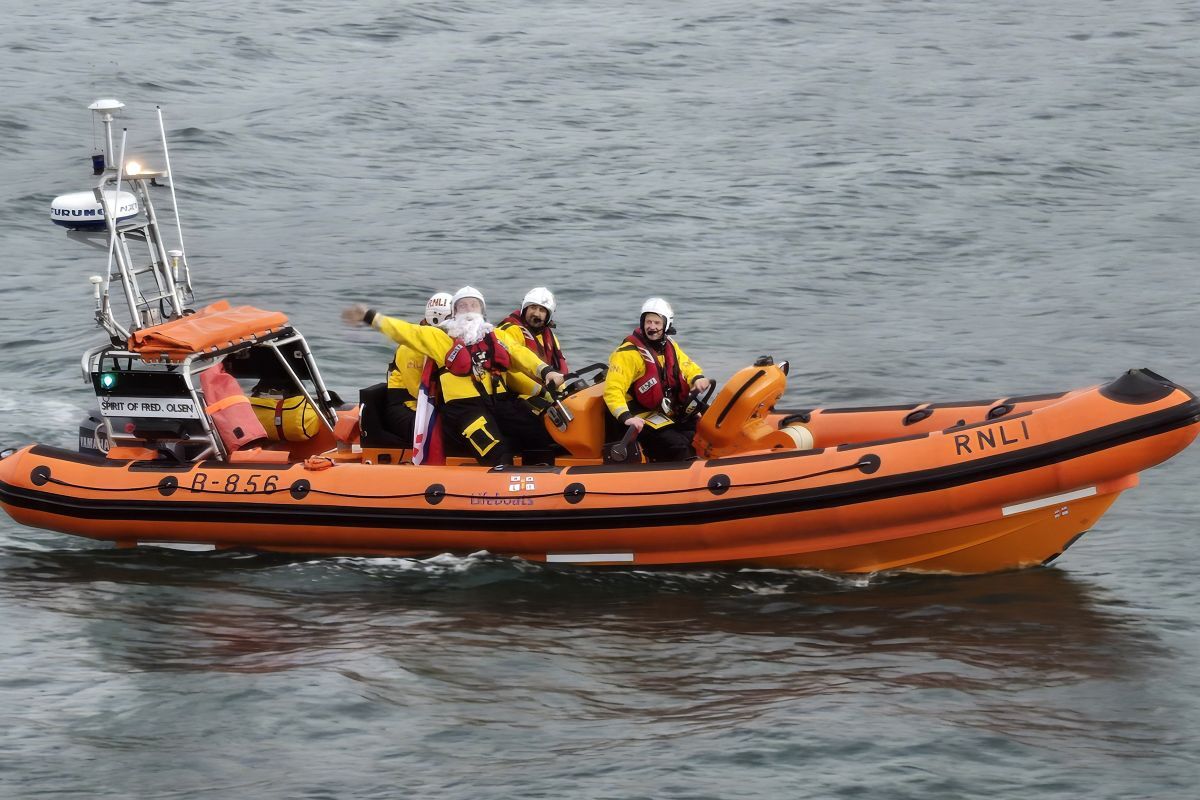 Santa returns to Kyle RNLI