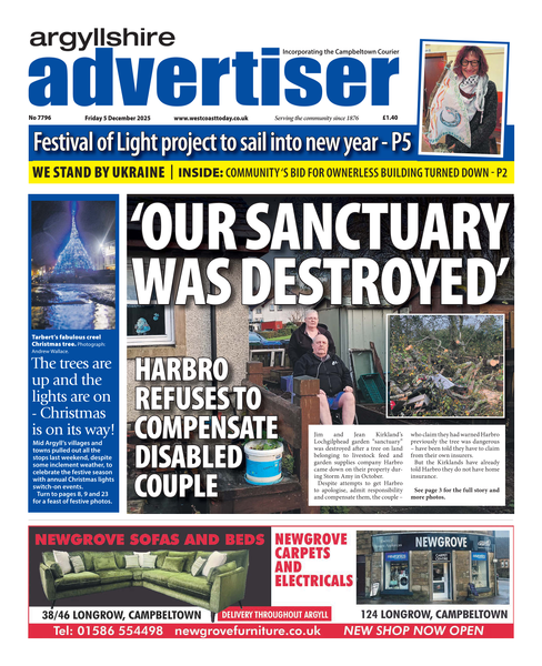 Argyllshire Advertiser 5th December 2025