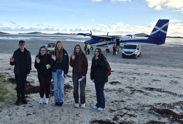 Barra pupils journey to France for climate conference