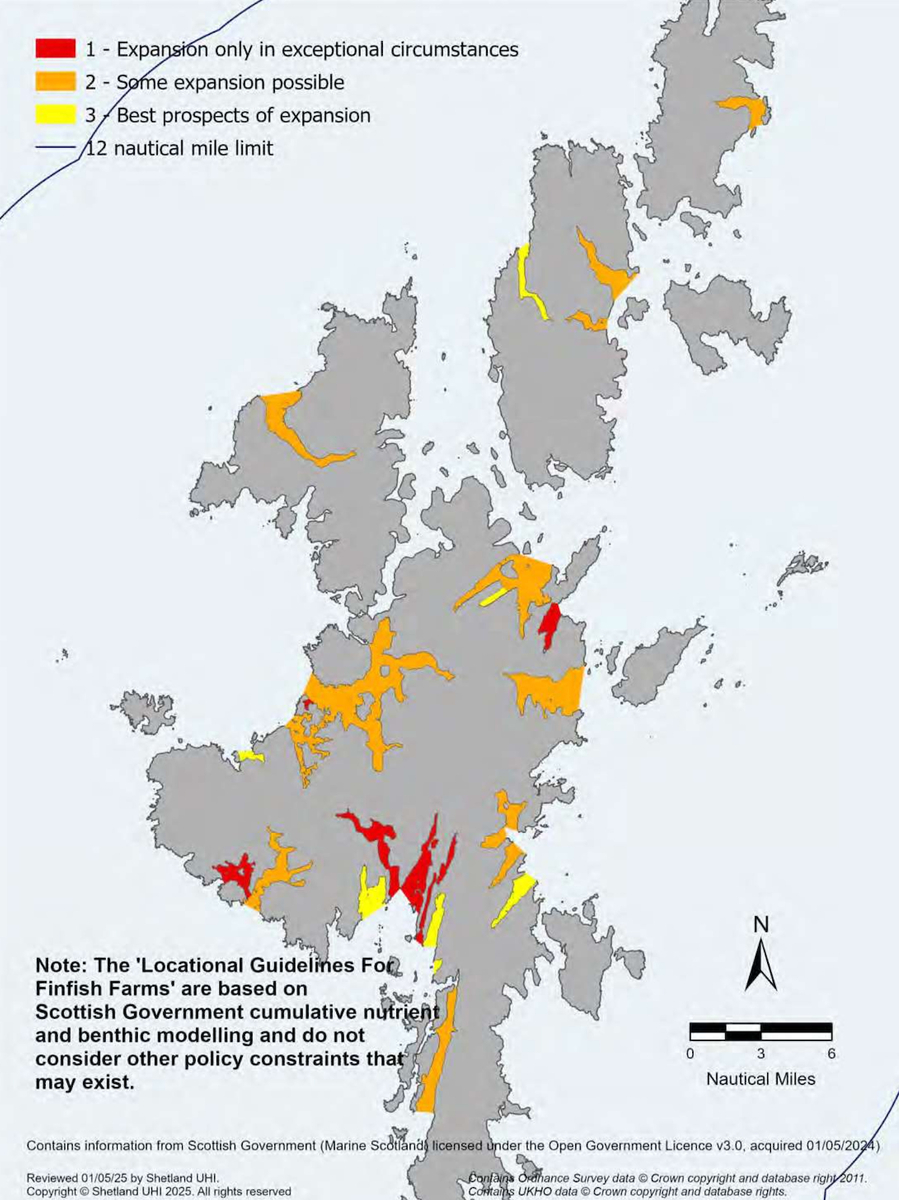 Shetland locational guidelines Shetland Marine Plan web
