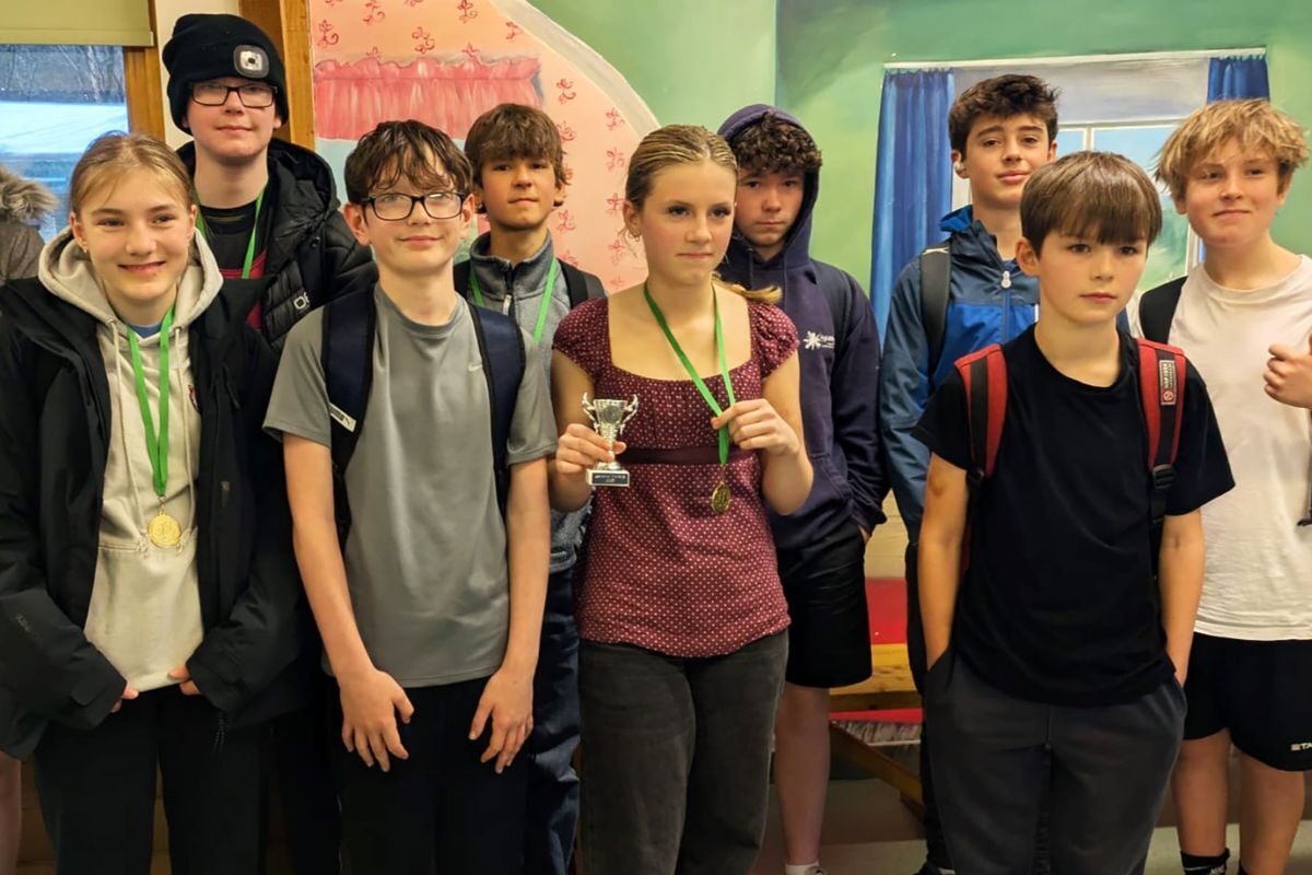 High school pupils hit the ground running in 2025 Leanachan Challenge