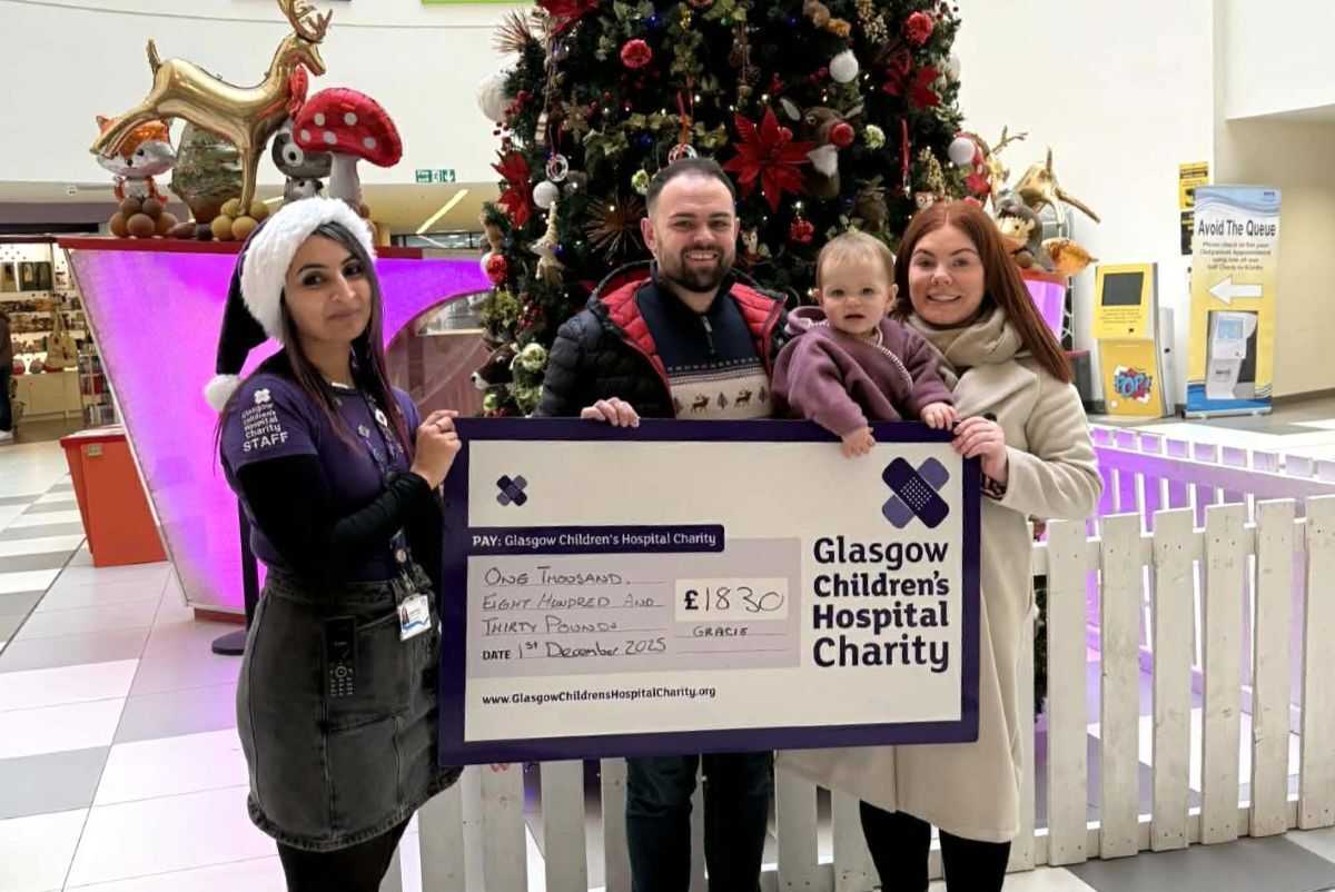Gracie&rsquo;s Octopus Fundraiser total topped up as cheque handed over to hospital
