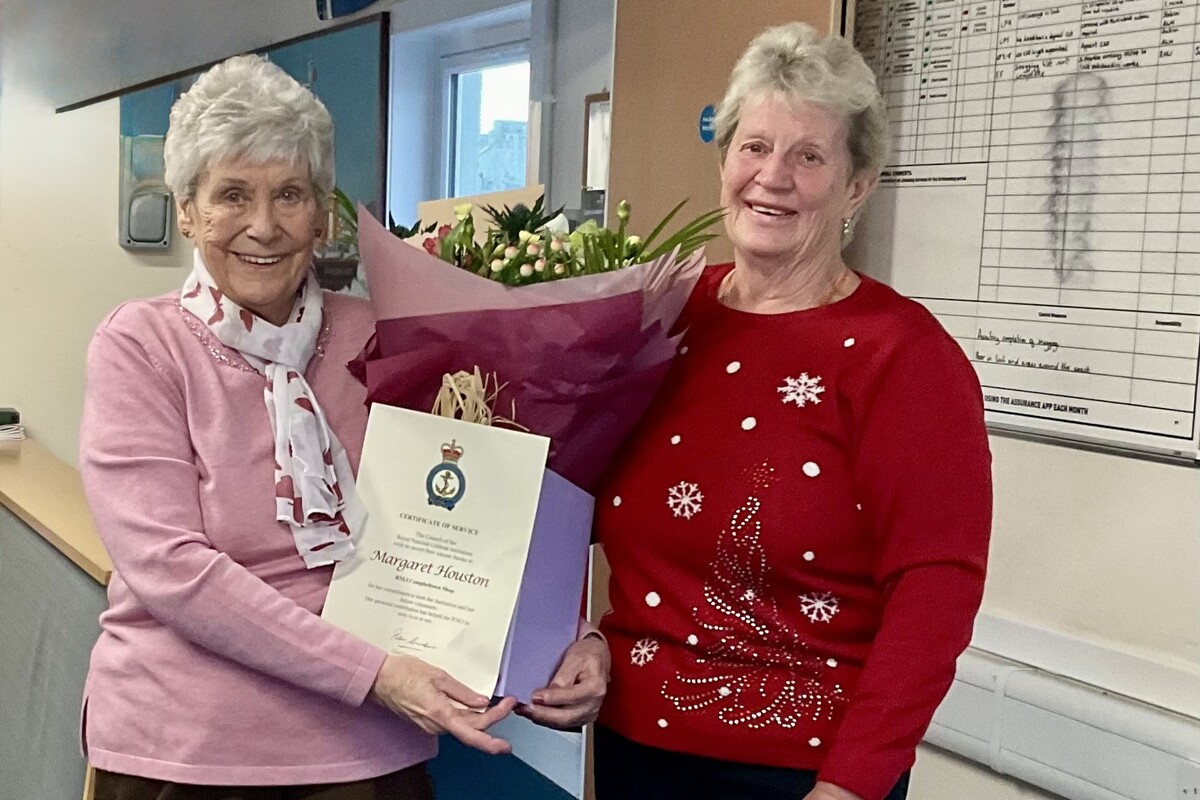 RNLI fundraising volunteers receive thanks at annual Xmas gathering