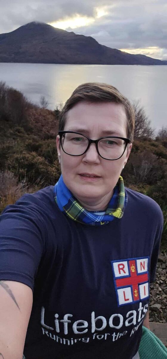 Kelly Macinnes is looking to run 62 miles for the RNLI in December. Kelly Macinnes is looking to run 62 miles for the RNLI in December.