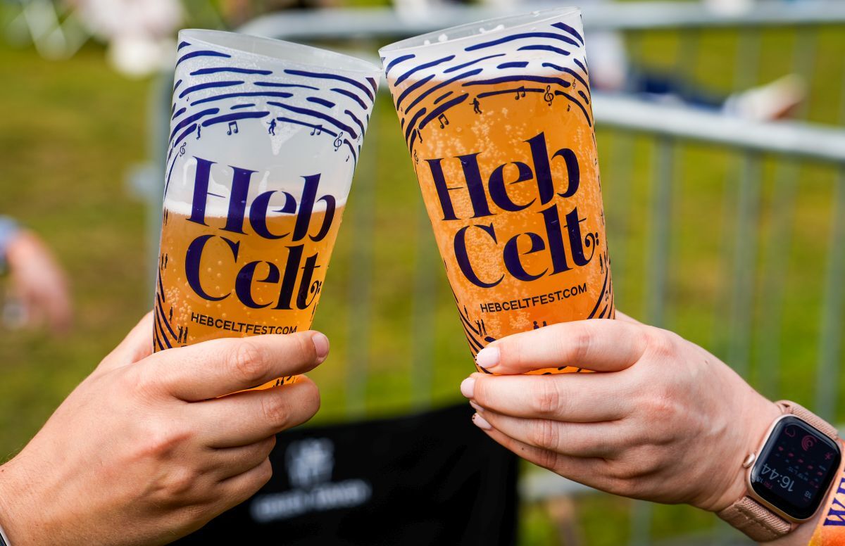 Cheers to HebCelt's boost to the Outer Hebrides economy. Photograph: HebCelt Festival