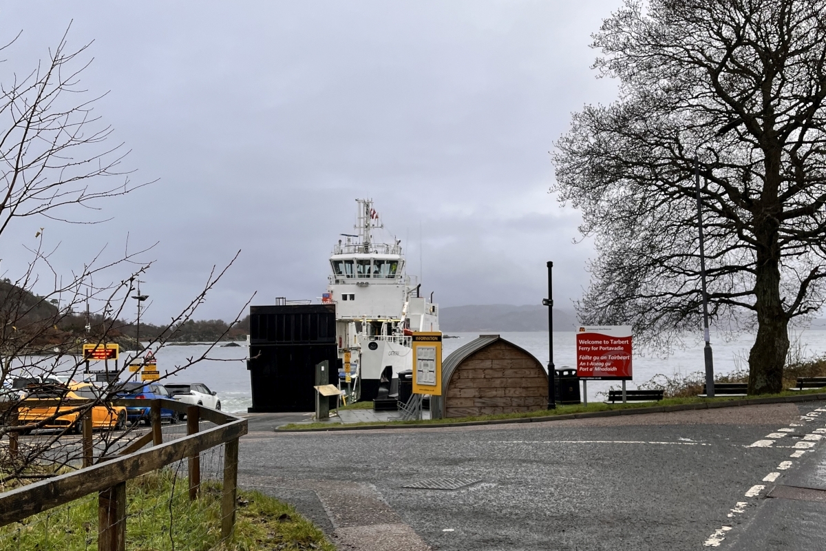 The Tarbert to Portavadie ferry. The Tarbert to Portavadie ferry.