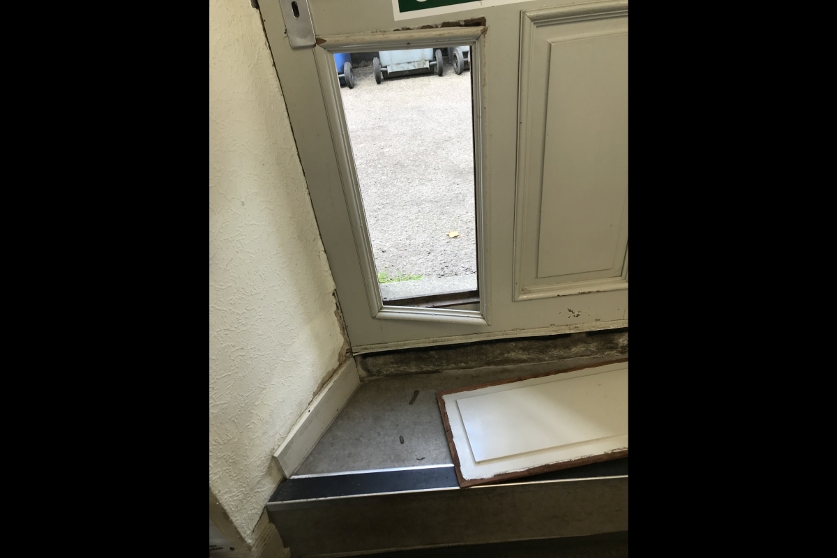 Vandalism on charity shop condemned