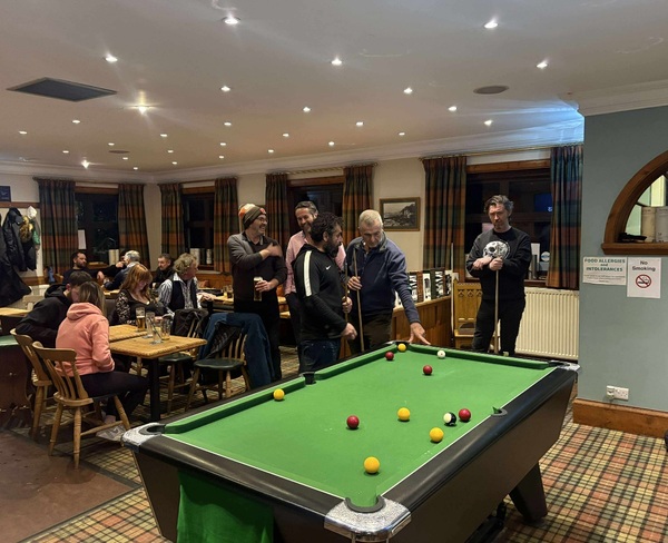 Brodick Golf Club inch ahead in Winter Pool League