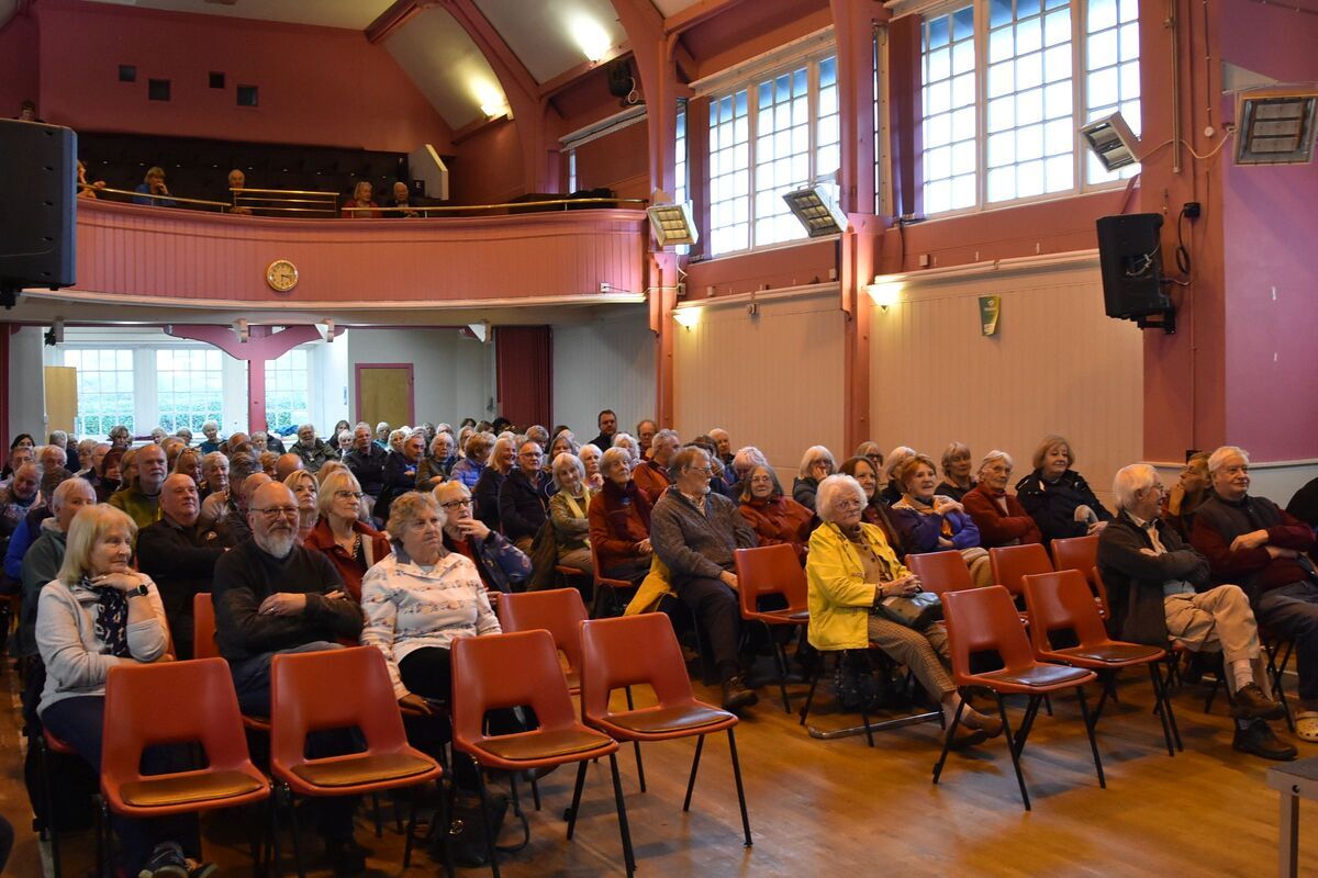 Care on Arran supporters filled Brodick Hall in October this year to opposes the decision by North Ayrshire Health and Social Care Partnership to reduce places at Montrose House.