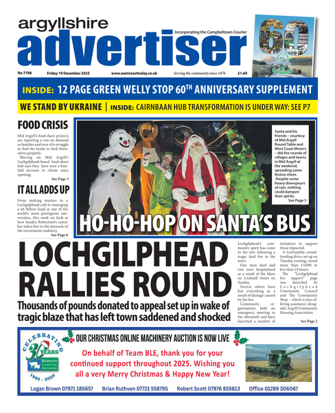 Argyllshire Advertiser 19th December 2025