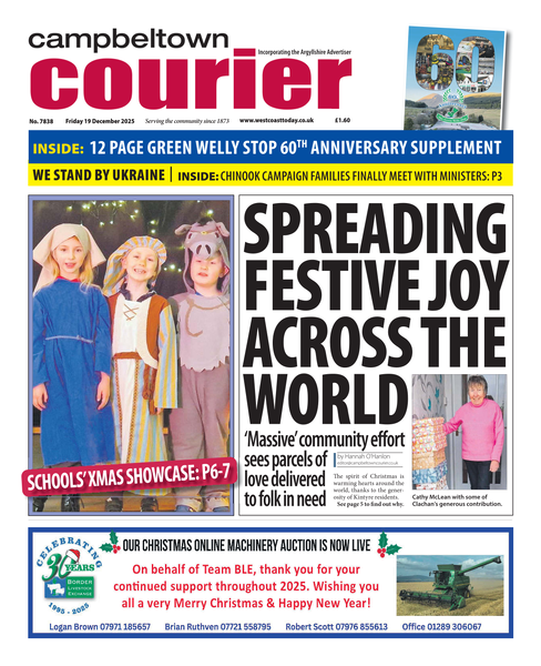 Campbeltown Courier 19th December 2025