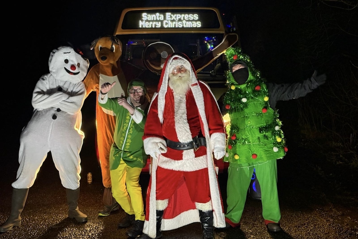 Santa bus hits the road in Mid Argyll