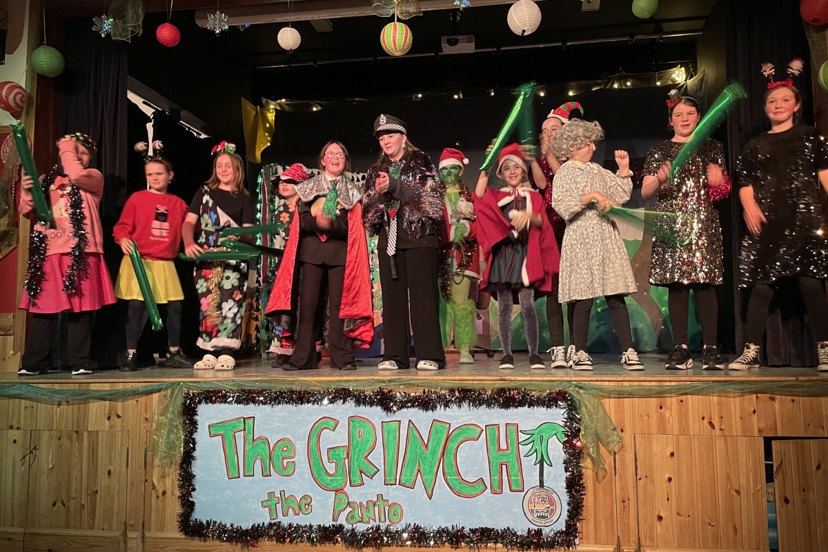 The Grinch takes over Tarbert Village Hall