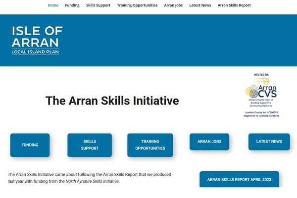Arran Skills Initiative launch &ldquo;skills&rdquo; website