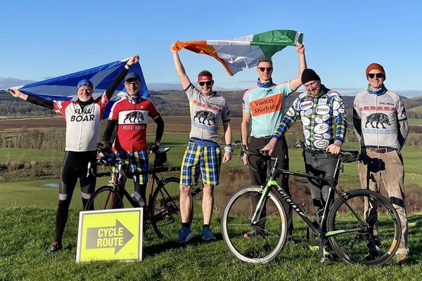 Mid Argyll cycle team go extra mile for MND