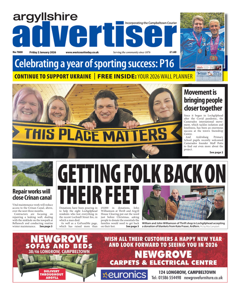 Argyllshire Advertiser 2 January 2026