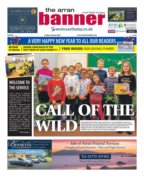 Arran Banner 2 January 2026