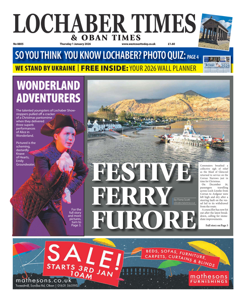 Lochaber Times 1st January 2026