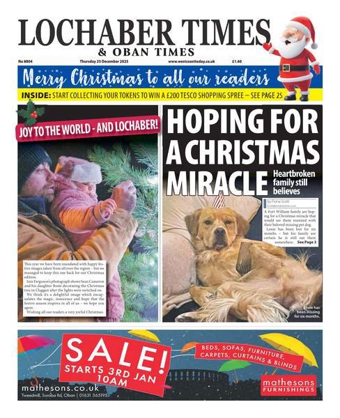 Lochaber Times 25th December 2025