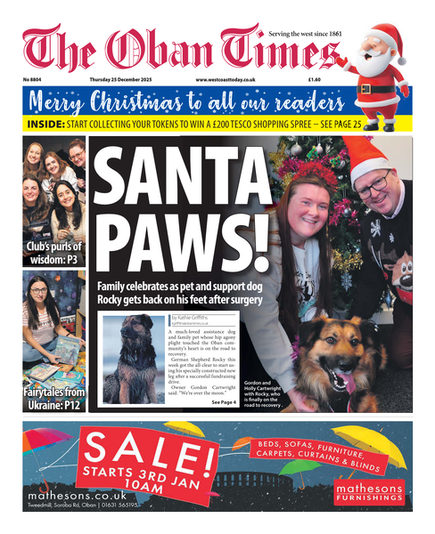 Oban Times 25th December 2025