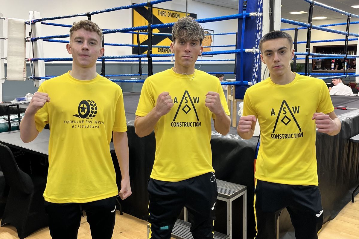 Fortwilliam Boxing Club trio gain valuable experience in Dumbarton
