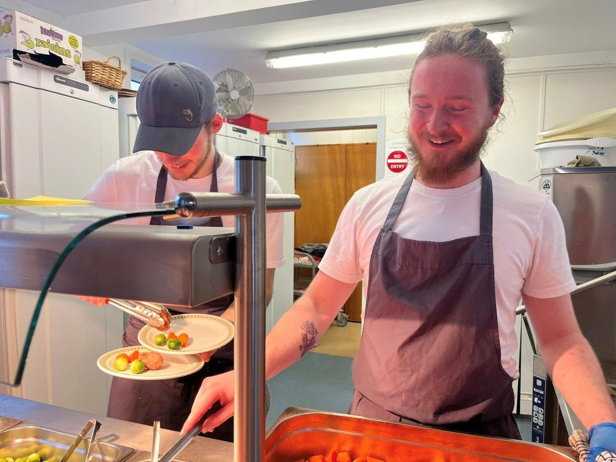 no t52 three chimneys chefs cook christmas dinner