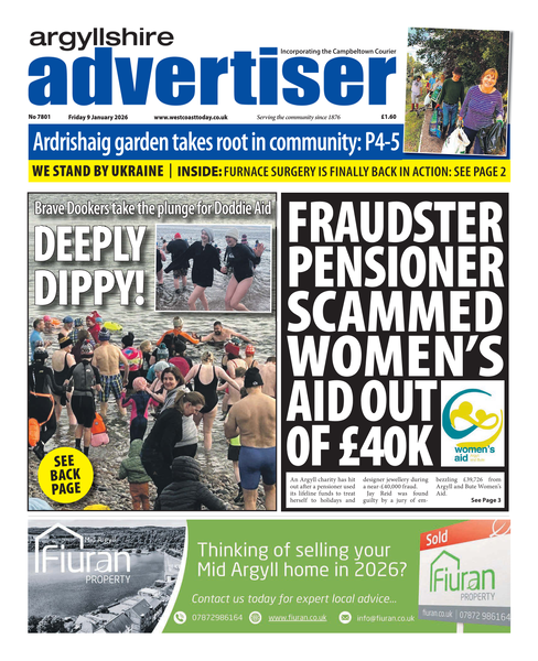 Argyllshire Advertiser 9 January 2026