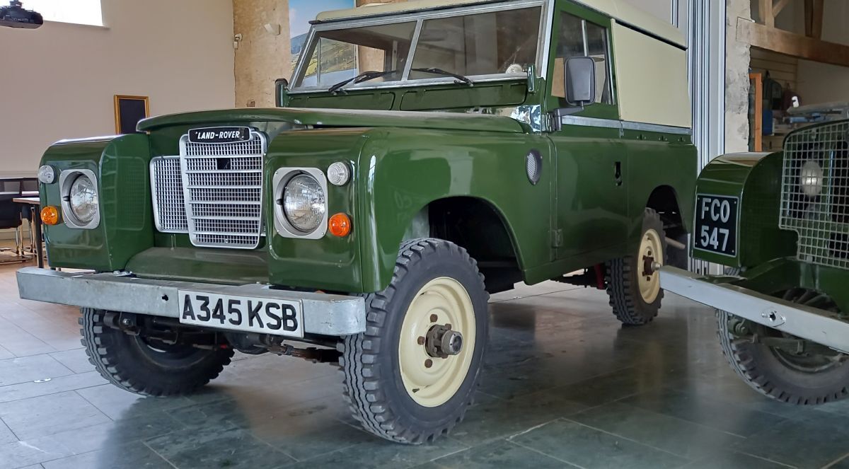 Renovated and taking pride of place at the Land Rover Expeience Centre in Norrth Yorkshire. Photograph: Emrys Kirby Renovated and taking pride of place at the Land Rover Expeience Centre in Norrth Yorkshire. Photograph: Emrys Kirby