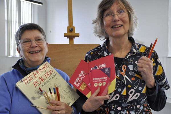 Life drawing class keeps 'abreast' of breast health