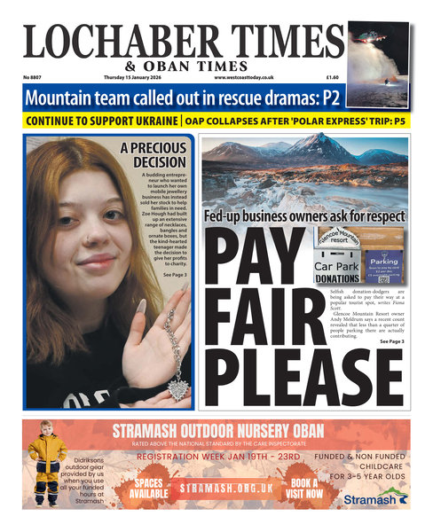 Lochaber Times 15th January 2026
