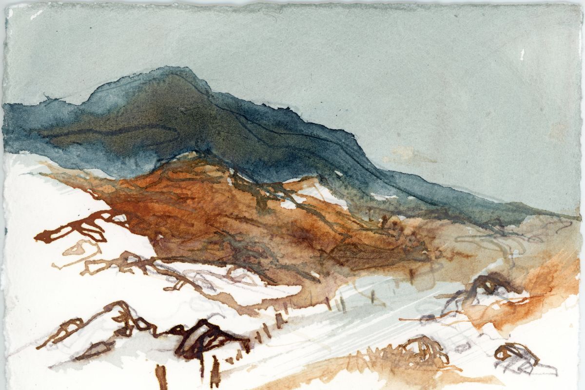 Work by Morven Stewart who will also be the resident artist for this year's Fort William Mountain Festival. Photograph: Morven Stewart