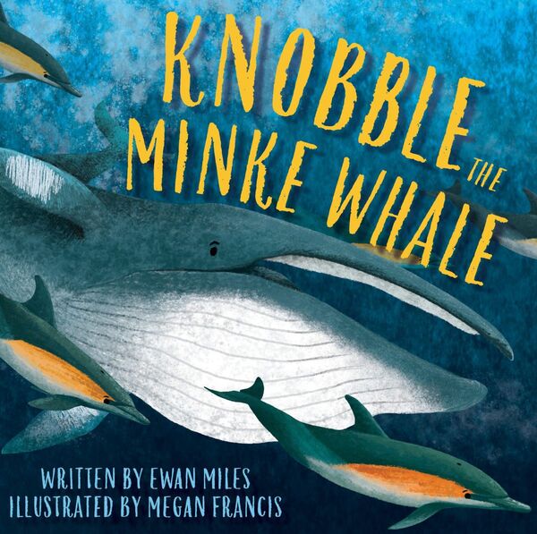 Splashing read - Knobble The Minke Whale